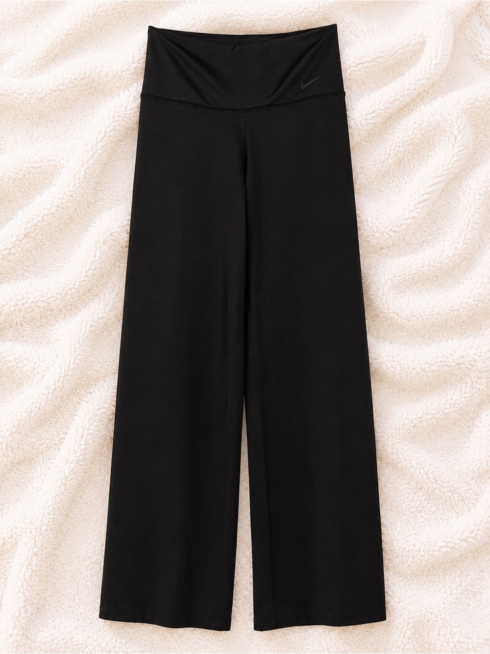 Nike Women's Black Wide-Leg High-Rise Leggings